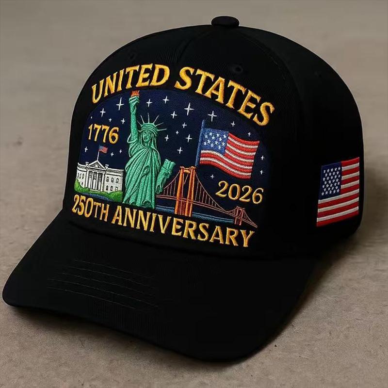 250th Anniversary of the United States Baseball Hats Outdoor Personality Leisure Men Women Visor Cap 2025 New Hip Hop Couple Cap