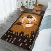 Cartoon Cat Pattern Large Carpet Decoration Room Living Room Home Floor Mat Handsome Mage Cat Bedroom Room Decoration Carpet