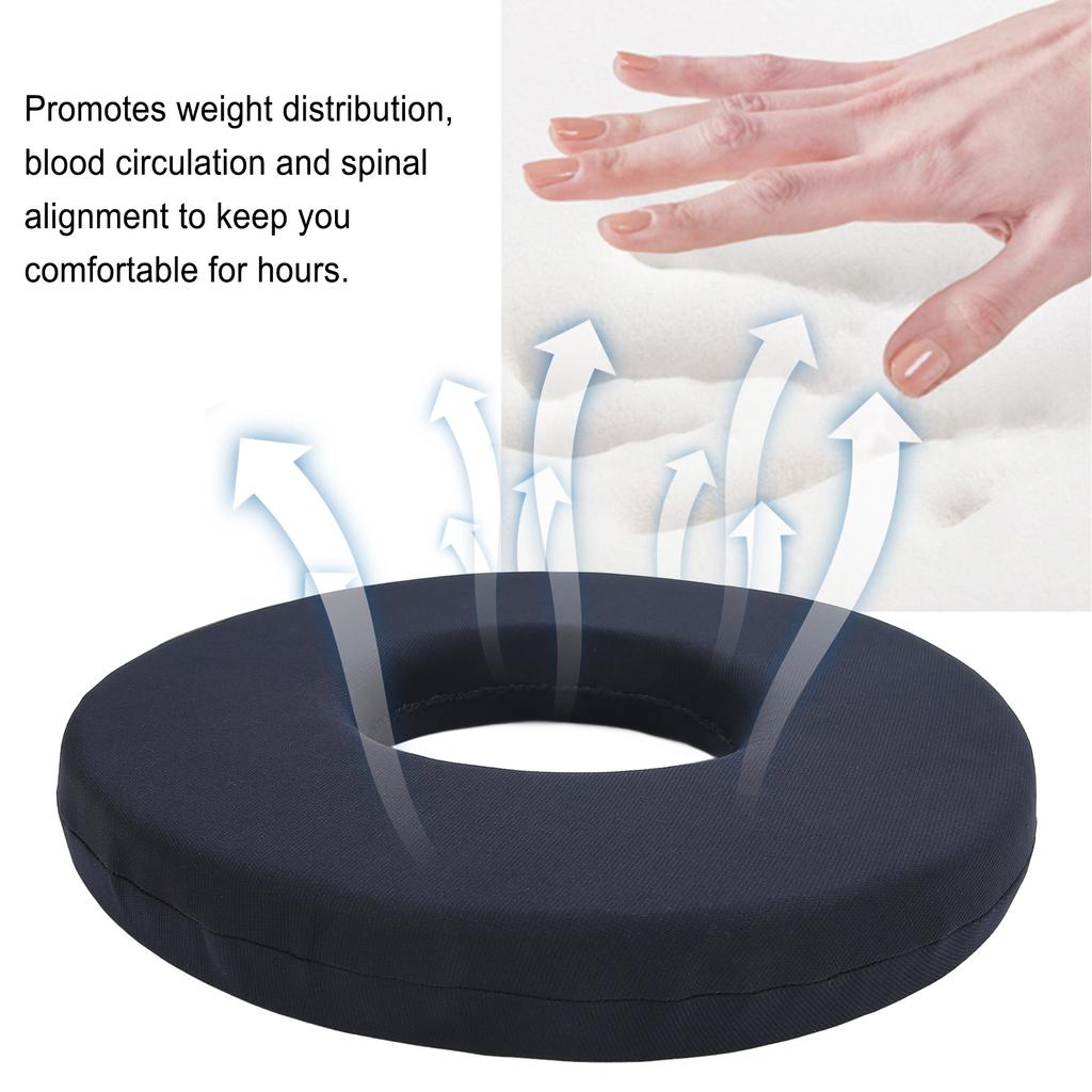 Bed Sore Cushion Comfortable Support 40cm Round Sponge Bedsore Pillow Cushion for Bed Sore Prevention