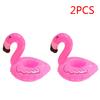1-20 Pcs Inflatable Drink Cup Holder Tropical Flamingo Party Decoration Swimming Pool Toys PVC Floating Beverage Cup Holder Tray