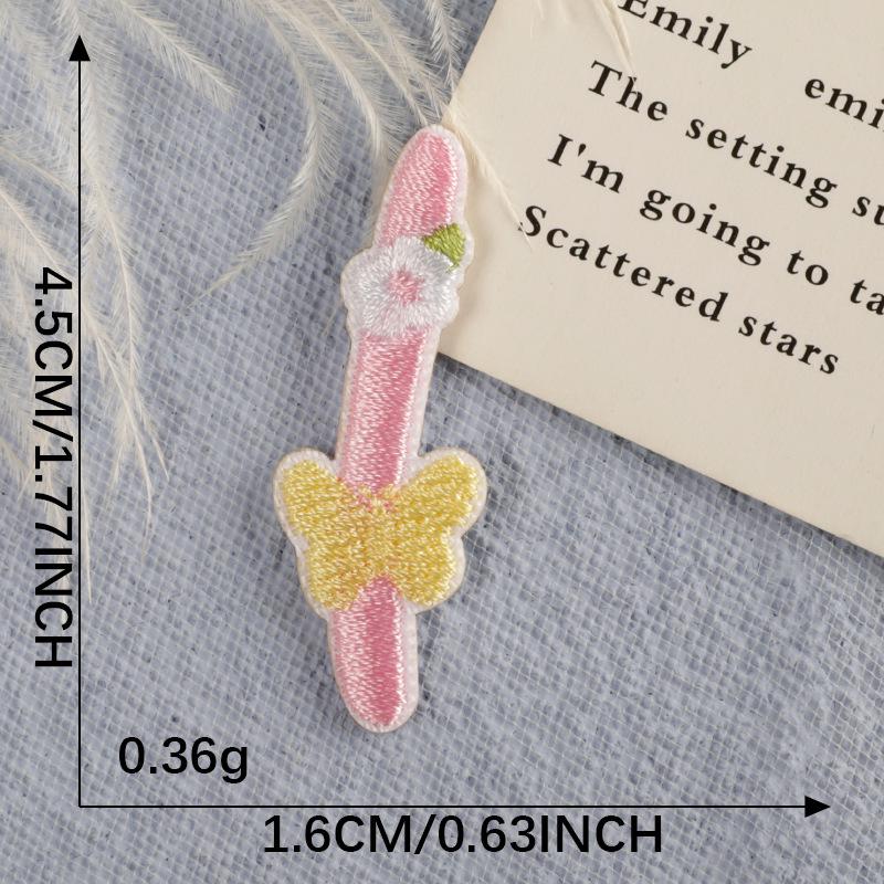 Self-Adhesive Embroidery Flower & Letter Patches for Clothing Accessories