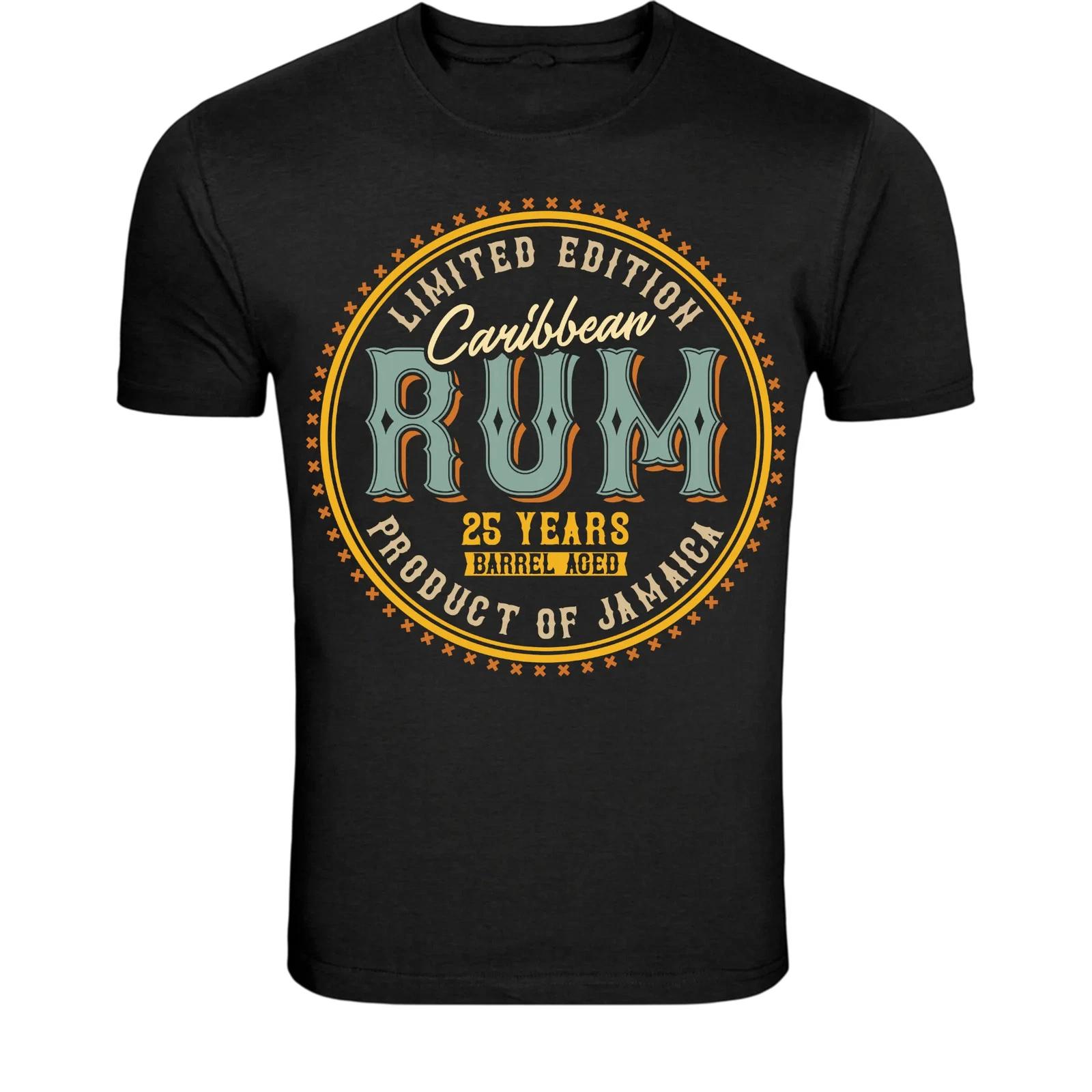 Caribbean Rum Vintage Label T-Shirt - Retro Jamaica Rum XXXXL