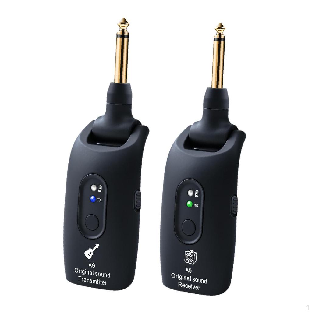 2x Audio Transmitter Receiver Guitar for Violins