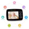 Baby Monitor 3.5 Inch LCD Screen Display Infant Night Vision Camera Two Way Audio Temperature SensorAA