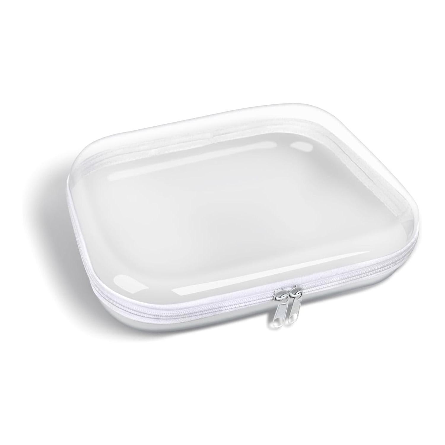 

Прозрачный жесткий чехол на молнии, Прозрачные прозрачные мешочки на молнии, Набор пластиковых кейсов с жесткими стенками, Портативные дорожные органайзеры для хранения 1PCS-25cmx20cmx6cm