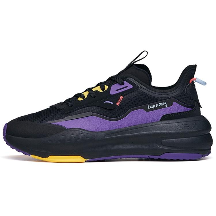 (WMNS) ANTA C37 Low Black Purple Yellow Women s 922128081-10 EU 37.5