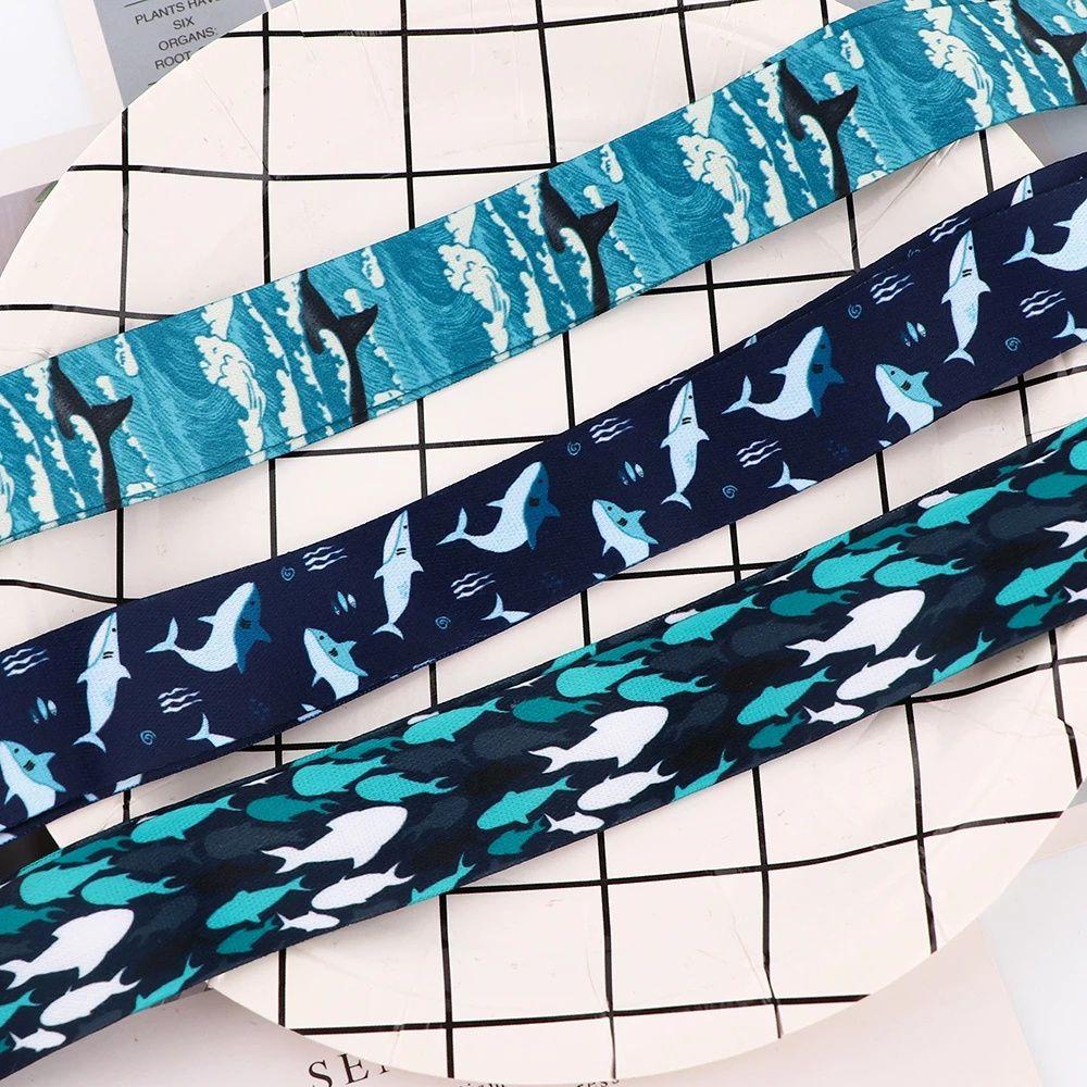 Name Tag Holder Mobile Phone Strap Marine Animal Phone Lanyard Whale Shark Lanyards Phone Hang Rope