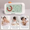 Dual Screen Timer & Alarm Clock with Countdown and Self-Discipline Visual Aid for Desktops