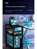 E-sports Room Computer Bracket: Movable Desktop Case Stand & Floor-standing Storage