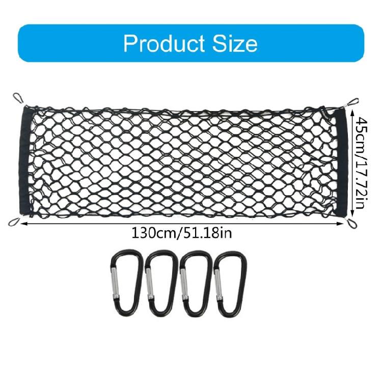 Cargo Net Trunk Bed Organizer Mesh Storage Net Truck Accessories Bed Grocery Holder for SUV Car Pickup Truck Bed