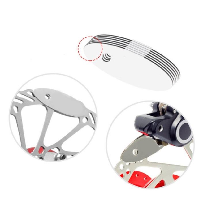 10pack Stainless Steel Brake Adjuster Antiskid Wear Resistant Bike Brakes Pad for Enhancing Performances