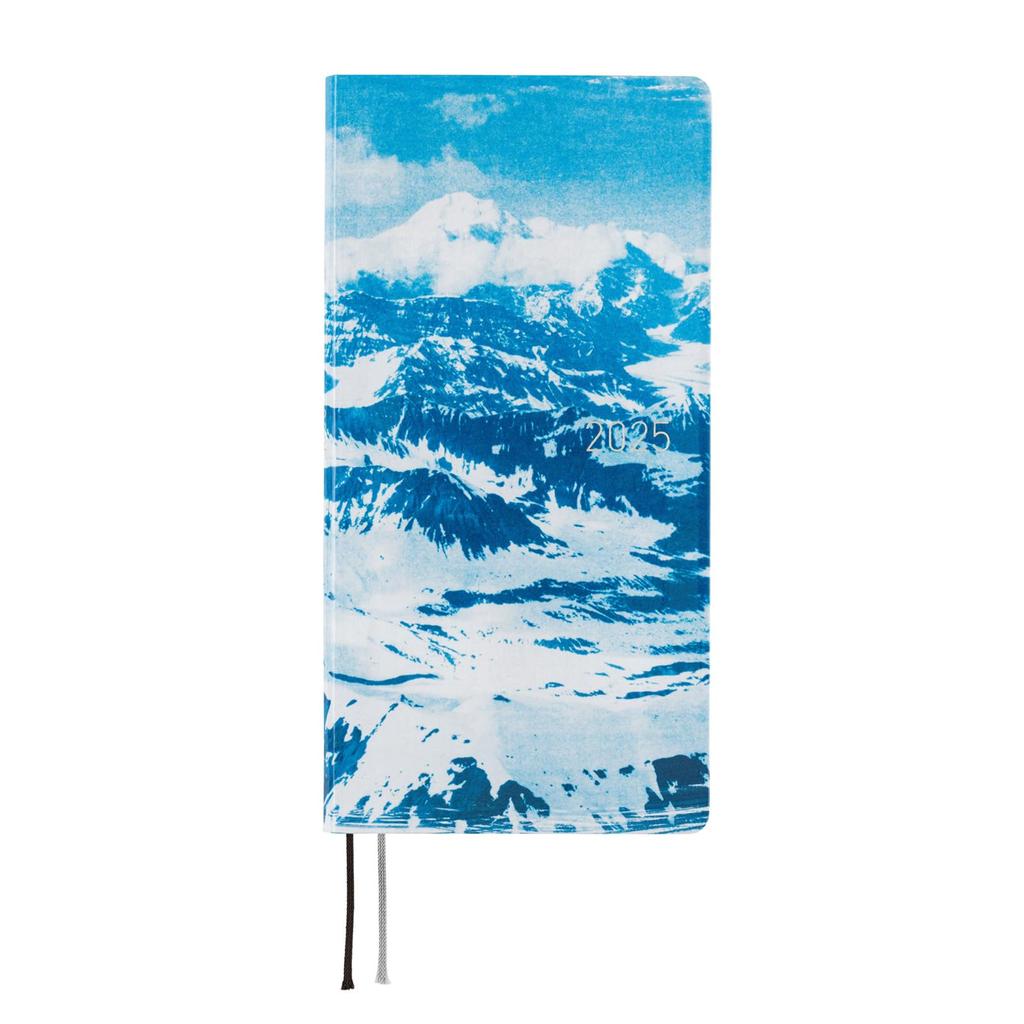 Hobonichi Techo 2025 săptămâni Naoki ÎN SOARELE DE LA MIEZUL NOPȚII Începe în ianuarie Carnet săptămânal Săptămânal Stânga Subțire Portret Ishikawa/DENALI #1