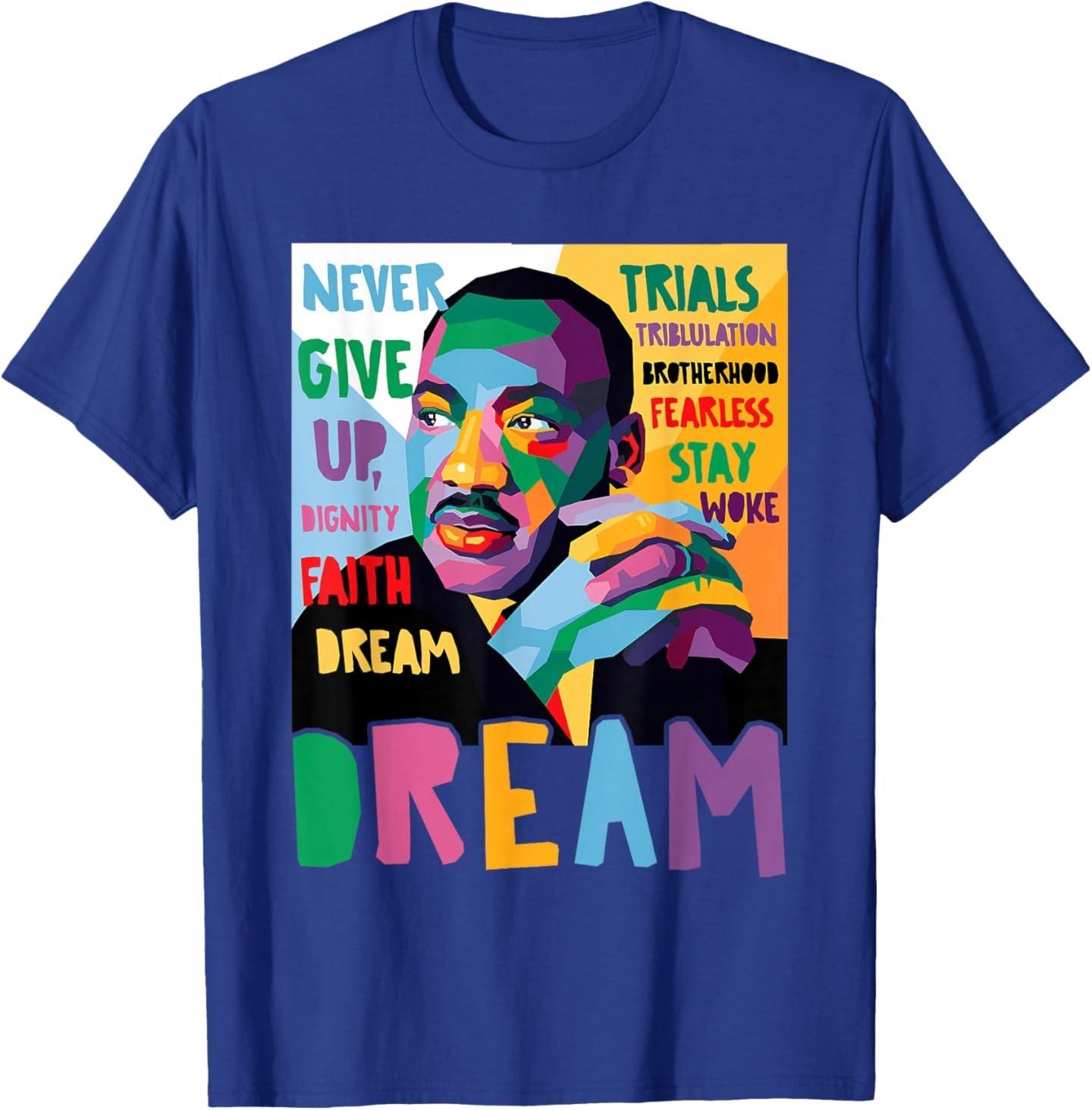 Black History Month Martin Have Dream Luther King Day T-Shirt S
