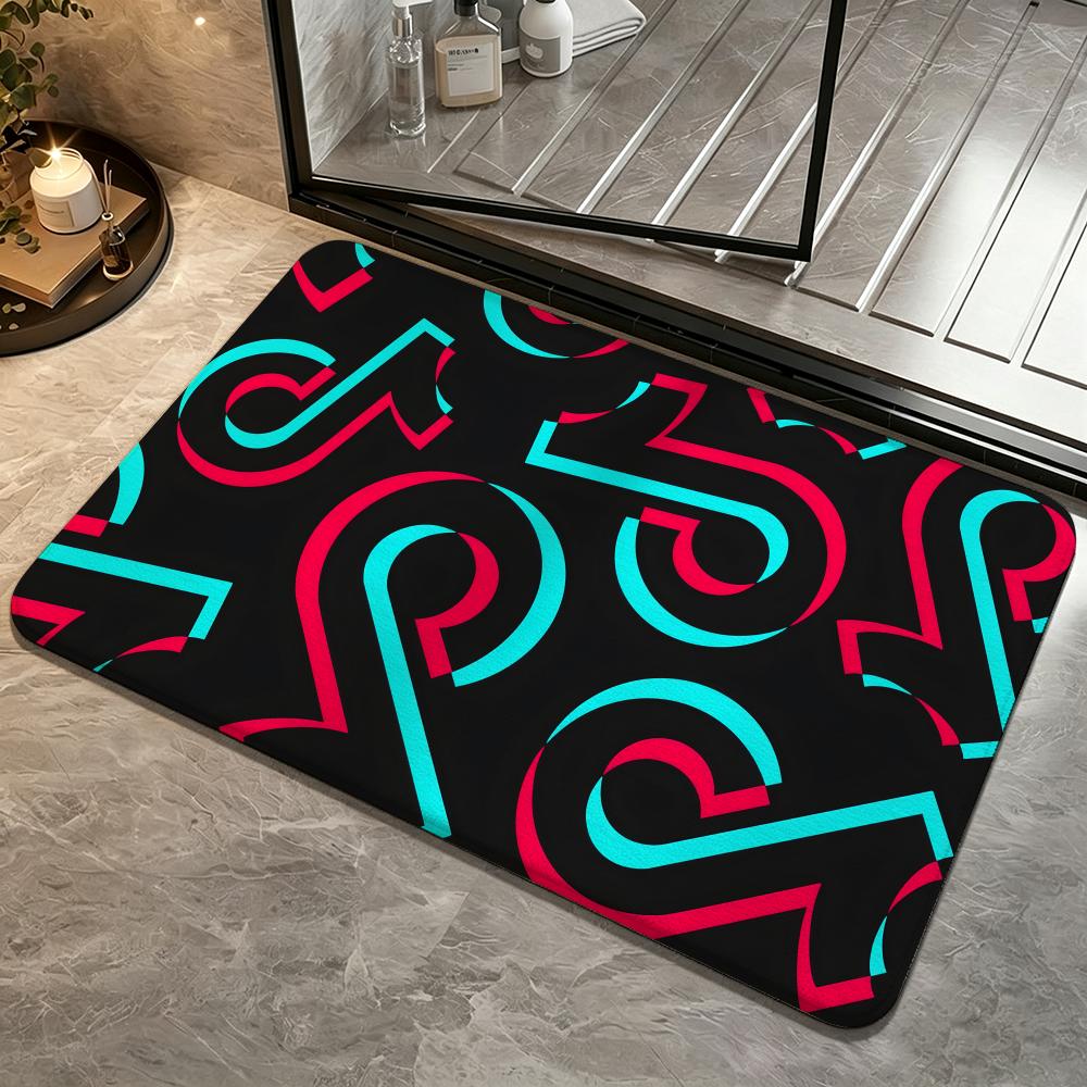 Platform-tiktokS Floor Mat Soft Non-Slip Bath Mat, Bedside Carpet, Absorbent Doormat for Home