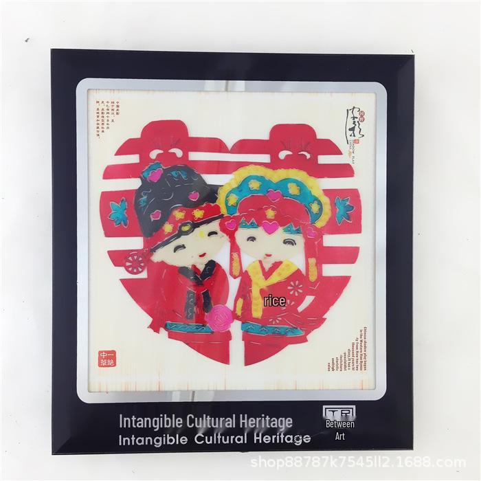 Xi an Shadow Puppetry Decorative Painting: Chinese-Style Souvenir Gift for Travelers