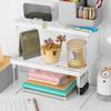 Home Closet Organizer Storage Shelf for Kitchen Rack Cabinet Holder Space Saving Wardrobe Decorative Stackable Foldable Stand
