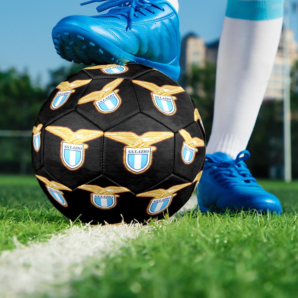 Lazio Football Crest Size 5 Soccer Balls, Anti-Slip, Protective Football, Outdoor Sport, a Unique Gift Suitable for him/her, Birthdays