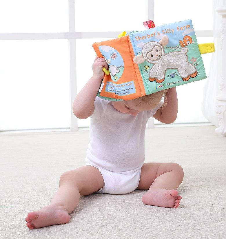 Soft Books Baby Early Cognitive Development My Quiet Book Baby Goodnight Educational Unfold Cloth Boo
