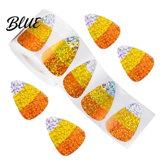 Halloween Sealing Stickers 500PCS Stickers Self-Adhesive Holographic Labels Decorative Festive Adhesive Holiday Party Favor Labels Decals