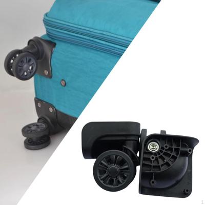 2 Pieces Luggage Wheel Double Row Trolley Case Wheels Sturdy Suitcase Casters Wear Resistant DIY