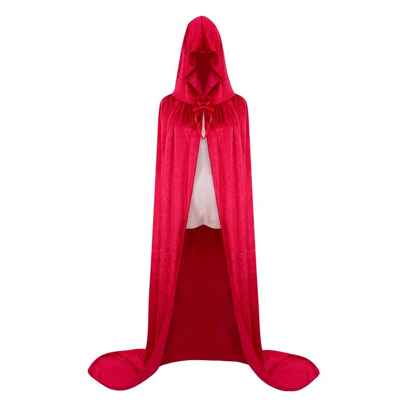 

Хэллоуинский плащ косплей маскарадный костюм плащ ведьмы плащ ведьмы эльфа костюм волшебника S (60) Child