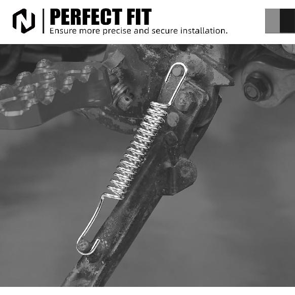 NICECNC Side Stand Springs Kick Side Kick Side 65Mn Spring Steel Compatible with DRZ400/E/S/SM 2000-2024 See Fitemtn Replacement Number: