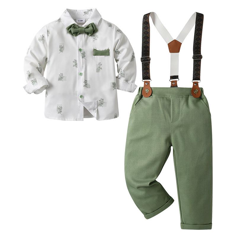 Britische Stil Jungen Formelle Kleidung Sets - Frühling & Herbst Overalls