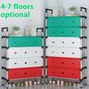 Dustproof Shoe Rack Multi-layer Versatile Space-Saving Easy-to-Assemble Household Indoor Shoe Storage Cabinet for Dormitory