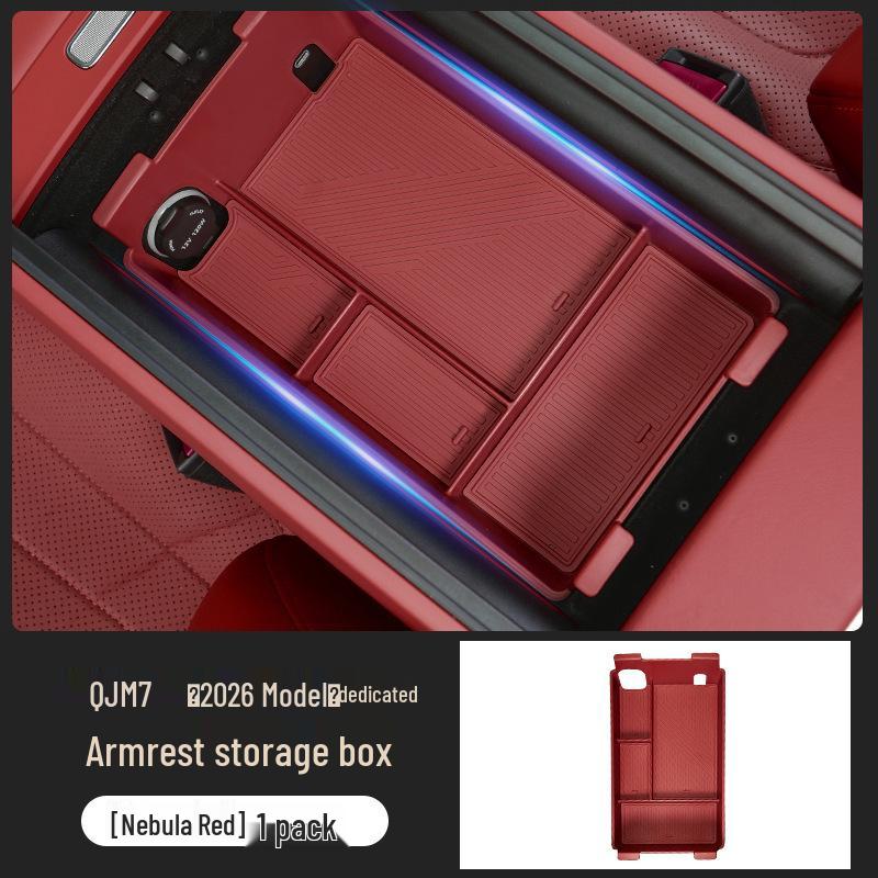 Waterproof Silicone Storage Box for 26 AITO New M7 Armrest Models - Interior Car Accessory AITO New M7