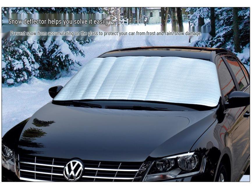 Car Windshield Snow & Sun Shield: Winter Frost Protection & Heat Insulation Cover