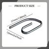 50 Pieces Curtain Hooks Drapery Hooks Convenient Accessories Easy to Install 2.7cmx1.2cm Drapery Pins for Offices Door Window