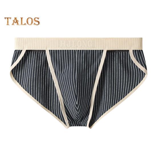 

Мужские трусы с низкой посадкой, эластичным поясом, облегающие трусы с 3D-дизайном и полосатым принтом, мягкое дышащее нижнее белье, повседневная одежда XL темно-серого