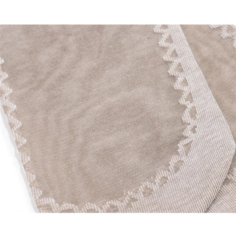 5 par kvinner fløyel silke sokker bomull bunnen sklisikker såle massasje sokker