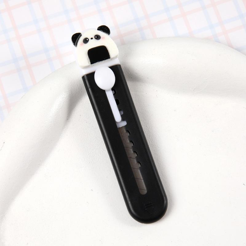 1 Piece Panda Capybara  Art Cutter Utility Knife Mini Student Art DIY Tools Creative Stationery School Supplies