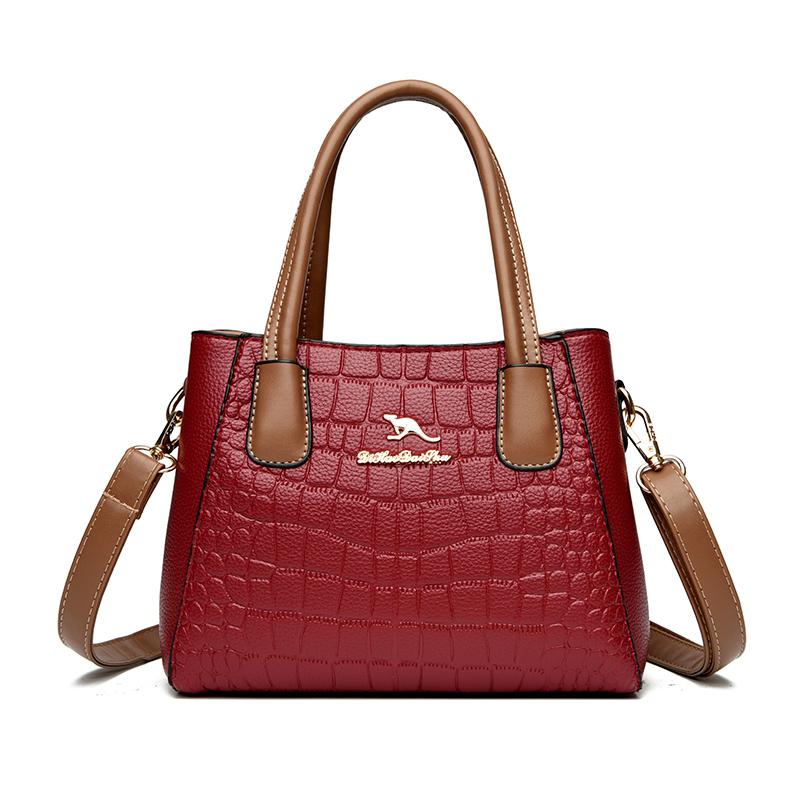 

Женская кожаная сумка через плечо Сумки через плечо Сумки большой вместимости Роскошные дизайнерские сумки