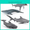 Ocean Animal Figurines Collection Featuring Solid Plastic Sharks And Whales For Classroom Use And Collectors