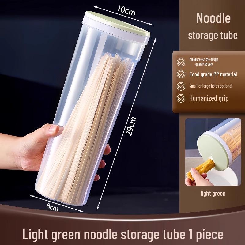 

Airtight Food-Grade Storage Jar for Noodles and Grains Small, Random Color (Caution: Color may vary) світло-зелений колір