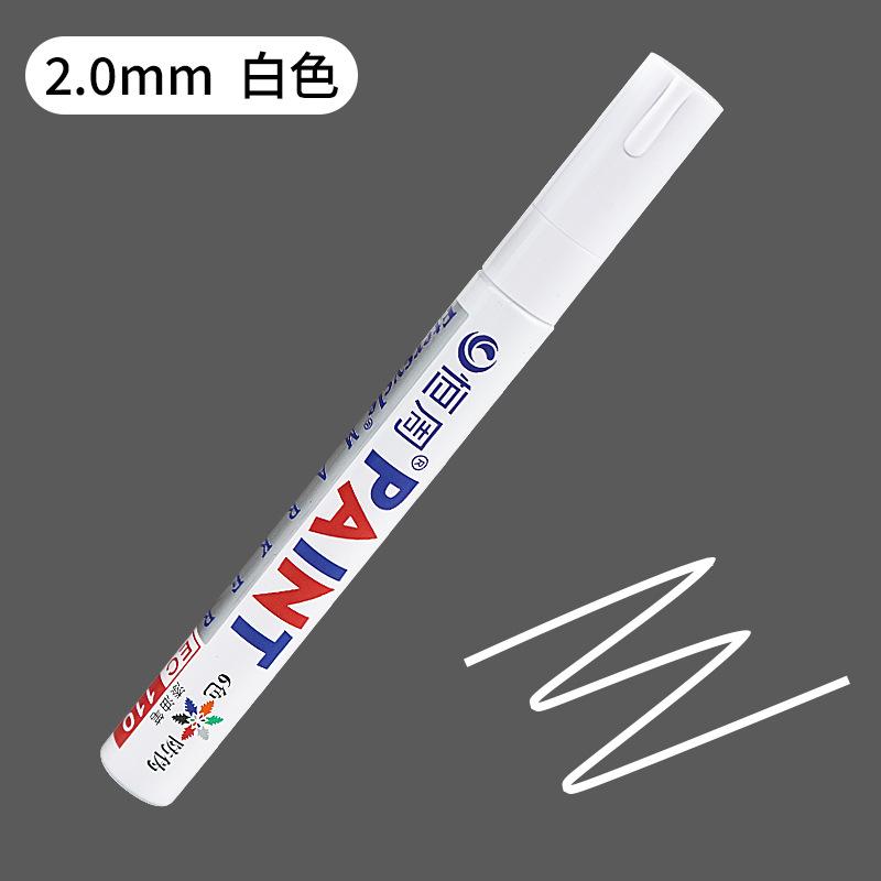 12Colors Waterproof Colorful Paint Marker Pens Permanent Paint Marker White Tire Tread Rubber Fabric Paint Metal