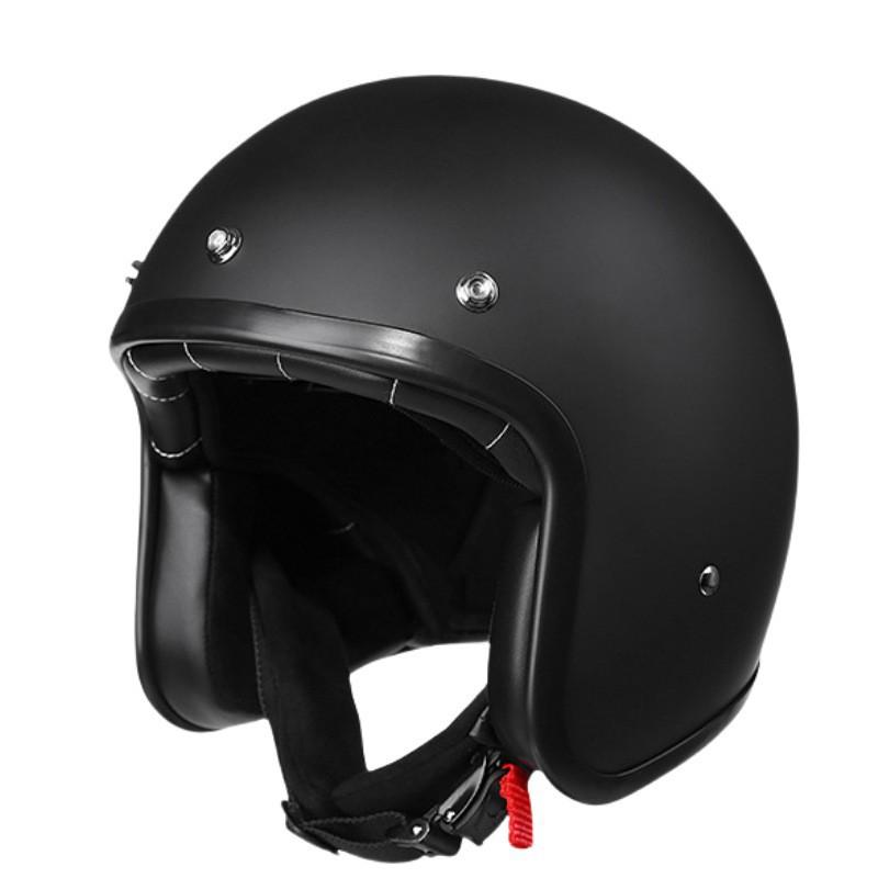 Vintage Motorcycle Helmet Male Cruise Scooter Four Seasons Half Electric Vehicle Female
