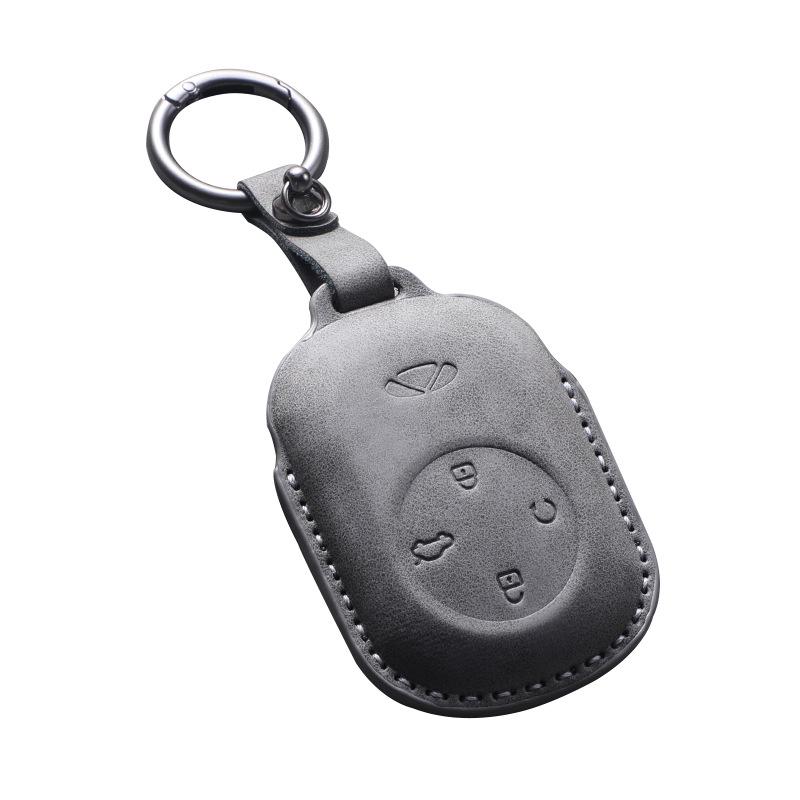 Chery Fengyun A9L Full Coverage Goat Leather Key Case with Protective Buckle