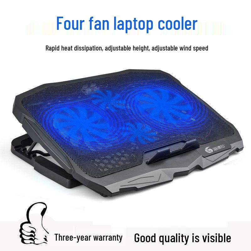 Adjustable Speed Laptop Cooling Pad for 13-15.6 Inch Notebooks
