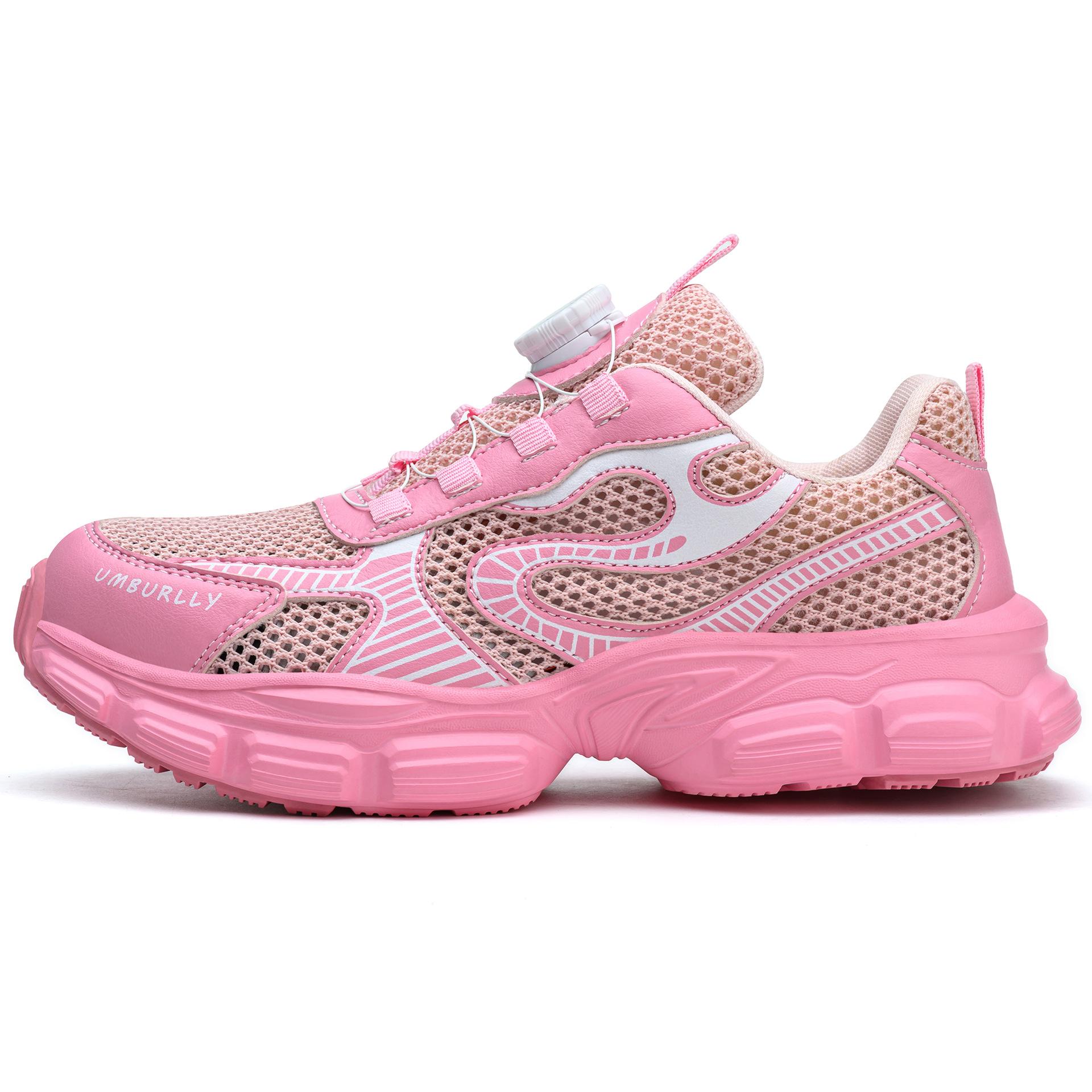 

Women s labor insurance shoes, smash-proof, puncture-proof steel head, wear-resistant safety work shoes 56-2 Pink (4.0 Kevlar); 42