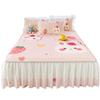 Ice Silk Latex Three-Piece Set of Summer Sleeping Mat Bed Skirt Summer Foldable Air Conditioner Soft Mat Fresh Bedspread Bedding