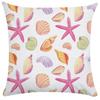 45x45cm Starfish Shell Crab Fish Pillowcase Living Room Sofa Chair Bed Soft Cushion Cover  Home Decoration
