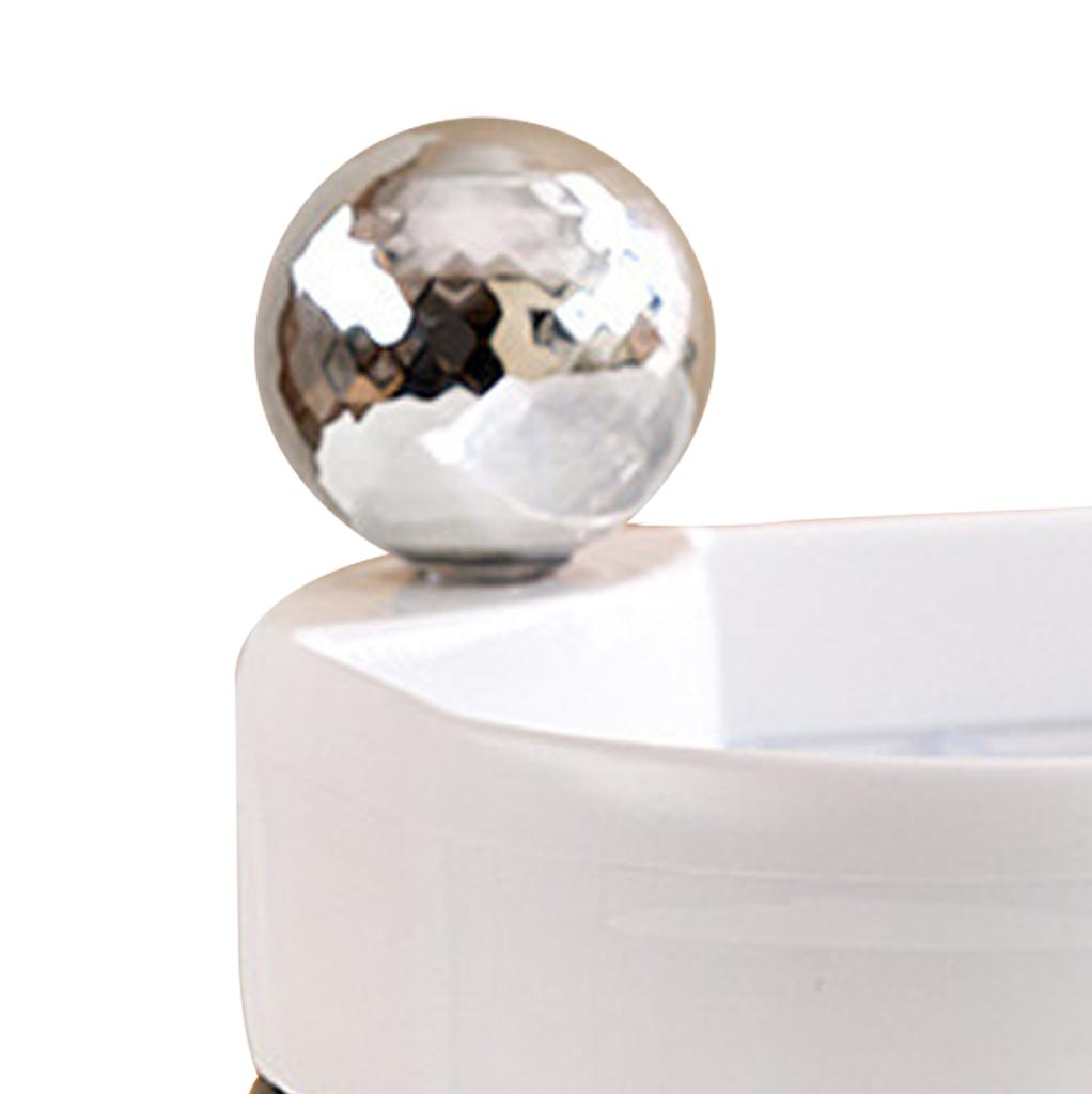 Rotatable Jewelry Box Multi Layer Plastic Anti Oxidation Delicate Rotating Jewelry Case for