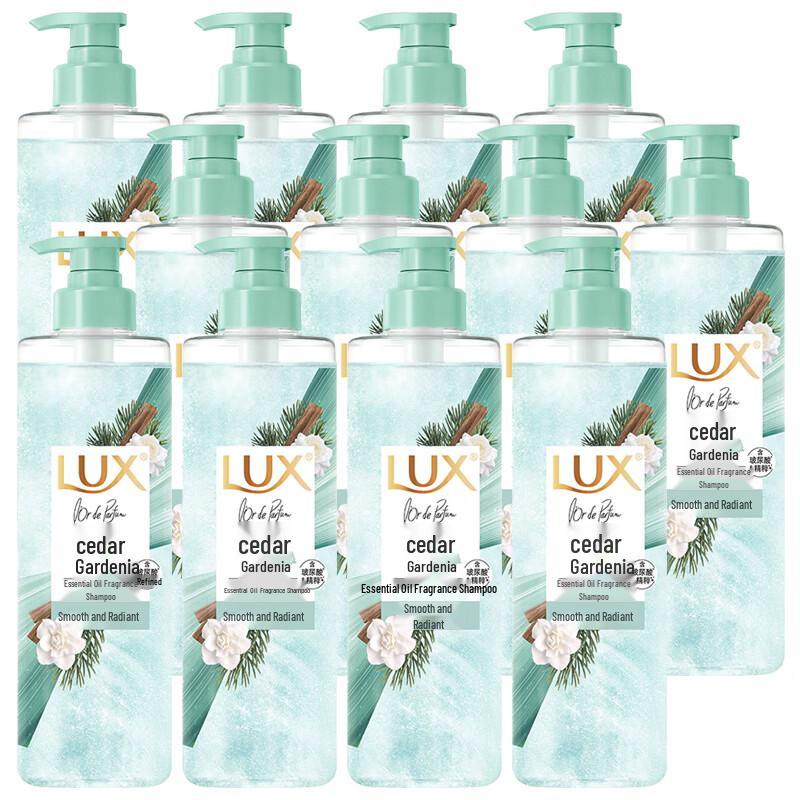 Lux Essential Oil Fragrance Shampoo, Cedar & Gardenia Scent