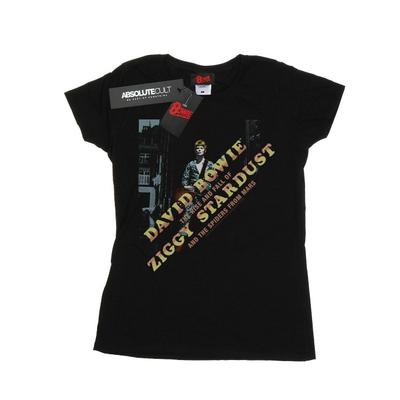 Womens/Ladies Ziggy Diagonal Cotton T-Shirt