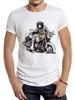 TEEHUB Vintage Monkey On Motorcycle Men T Shirt Casual Cool Motor Male Tops Hipster Retro Monke
