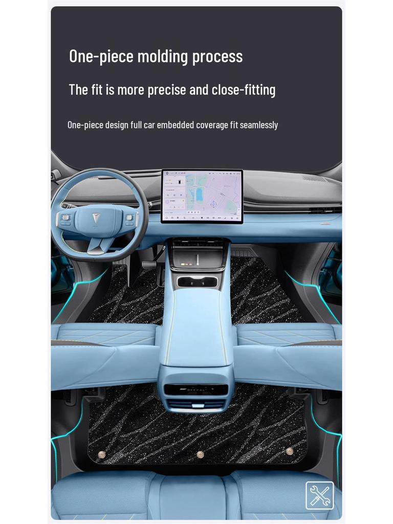 Changan New Deep Blue S05 TPE Floor Mats - Compatible with 26 Models, Full Coverage Car Accessories.