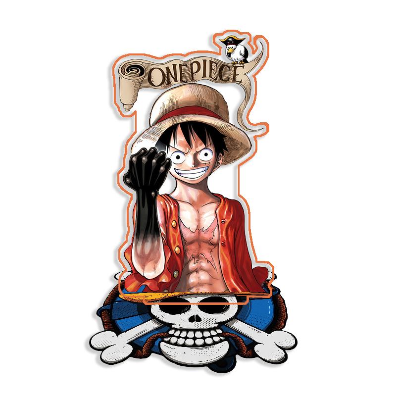 Standing Sign For OPCG OP Monkey D. Luffy Self Made Cartoon Anime Game Desktop Decoration Toy Fans Gift 15cm